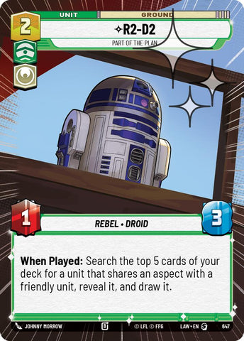 R2-D2 - Part of the Plan (647) (Hyperspace Foil) (647) [A Lawless Time] - The Mythic Store | 24h Order Processing