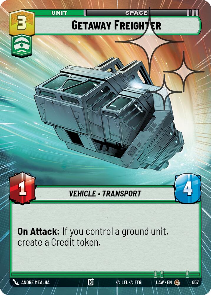 Getaway Freighter (657) (Hyperspace Foil) (657) [A Lawless Time] - The Mythic Store | 24h Order Processing