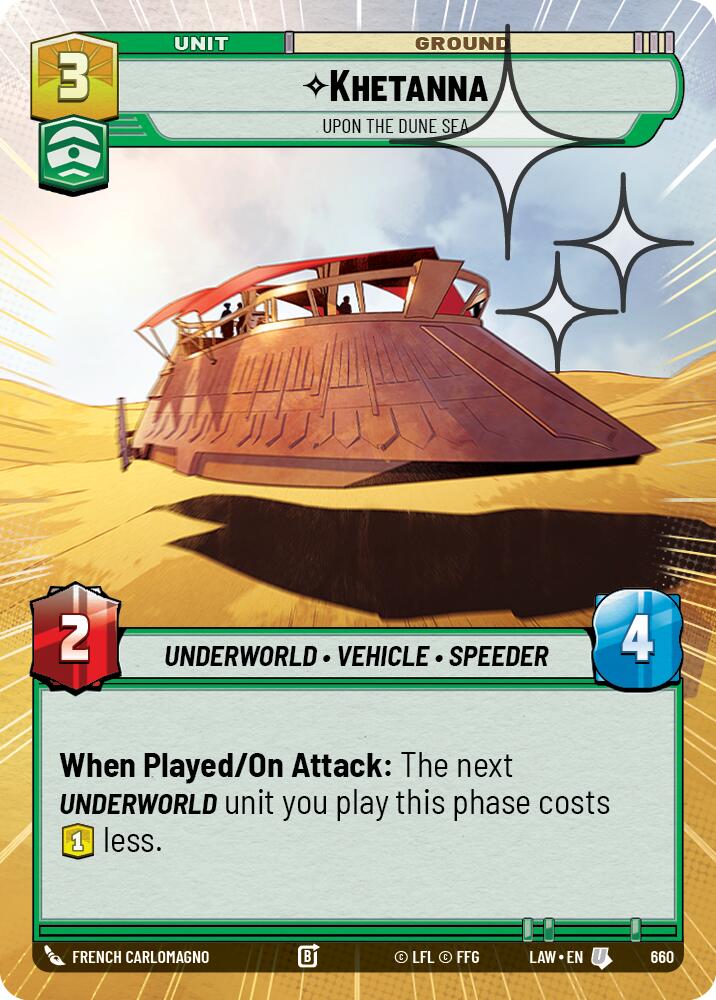 Khetanna - Upon the Dune Sea (660) (Hyperspace Foil) (660) [A Lawless Time] - The Mythic Store | 24h Order Processing