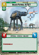 Beach Patrol AT-ACT (664) (Hyperspace Foil) (664) [A Lawless Time] - The Mythic Store | 24h Order Processing