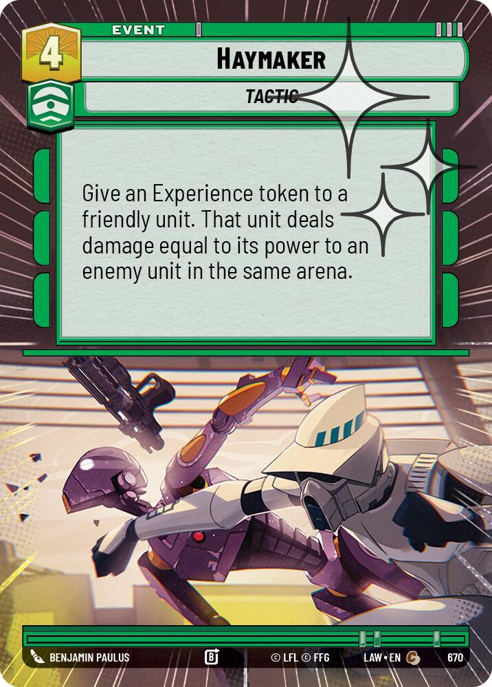 Haymaker (670) (Hyperspace Foil) (670) [A Lawless Time] - The Mythic Store | 24h Order Processing