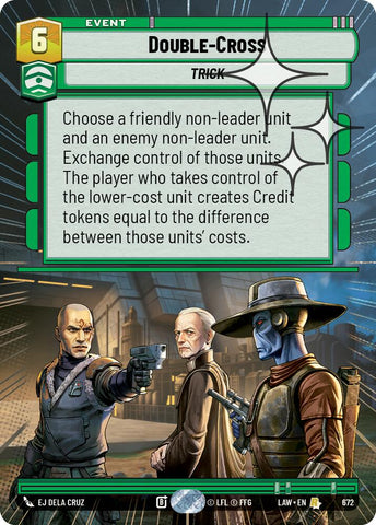 Double-Cross (672) (Hyperspace Foil) (672) [A Lawless Time] - The Mythic Store | 24h Order Processing
