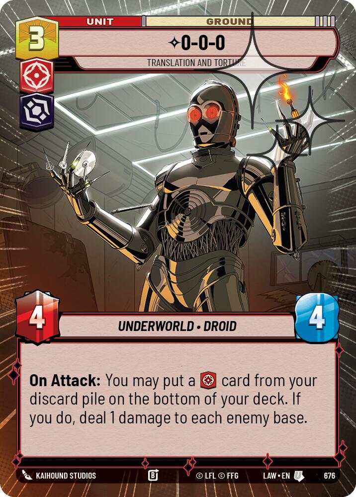 0-0-0 - Translation and Torture (676) (Hyperspace Foil) (676) [A Lawless Time] - The Mythic Store | 24h Order Processing