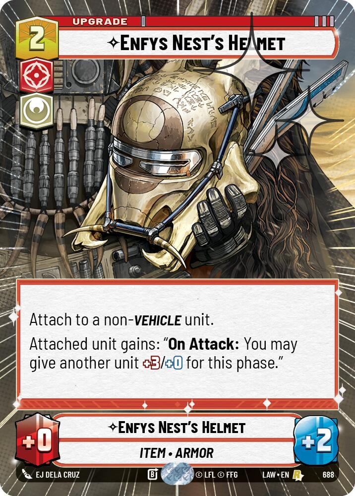 Enfys Nest's Helmet (688) (Hyperspace Foil) (688) [A Lawless Time] - The Mythic Store | 24h Order Processing