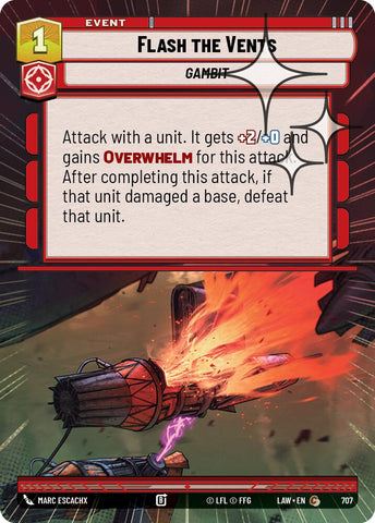 Flash the Vents (707) (Hyperspace Foil) (707) [A Lawless Time] - The Mythic Store | 24h Order Processing