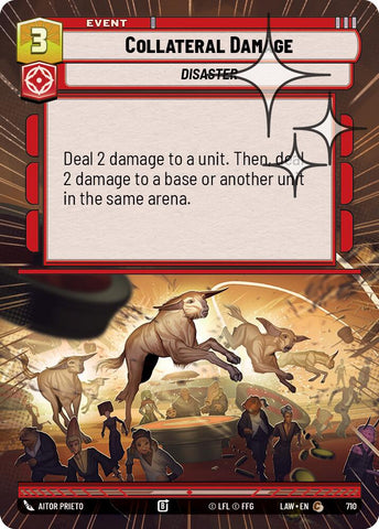 Collateral Damage (710) (Hyperspace Foil) (710) [A Lawless Time] - The Mythic Store | 24h Order Processing