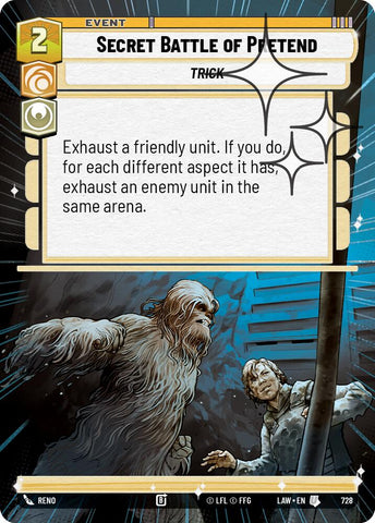 Secret Battle of Pretend (728) (Hyperspace Foil) (728) [A Lawless Time] - The Mythic Store | 24h Order Processing