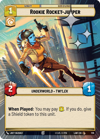 Rookie Rocket-Jumper (729) (Hyperspace Foil) (729) [A Lawless Time] - The Mythic Store | 24h Order Processing