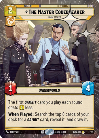 The Master Codebreaker - High Stakes (731) (Hyperspace Foil) (731) [A Lawless Time] - The Mythic Store | 24h Order Processing