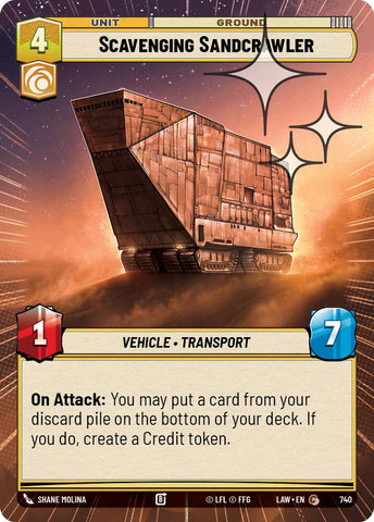 Scavenging Sandcrawler (740) (Hyperspace Foil) (740) [A Lawless Time] - The Mythic Store | 24h Order Processing