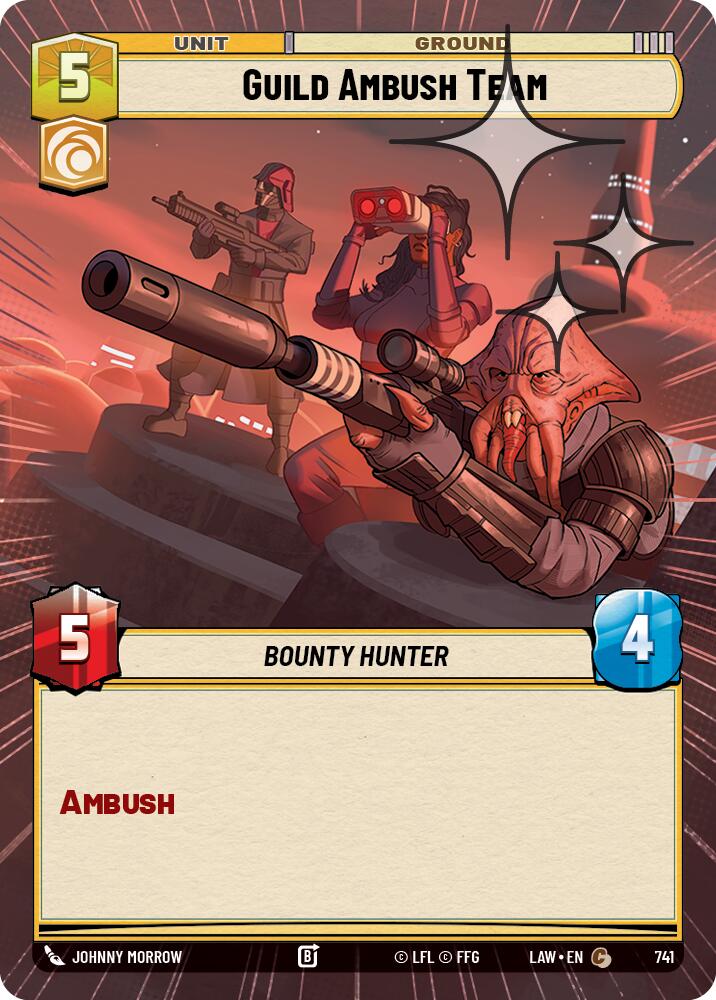 Guild Ambush Team (741) (Hyperspace Foil) (741) [A Lawless Time] - The Mythic Store | 24h Order Processing