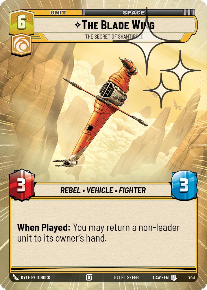The Blade Wing - The Secret of Shantipole (743) (Hyperspace Foil) (743) [A Lawless Time] - The Mythic Store | 24h Order Processing