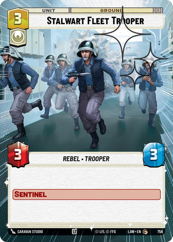 Stalwart Fleet Trooper (756) (Hyperspace Foil) (756) [A Lawless Time] - The Mythic Store | 24h Order Processing