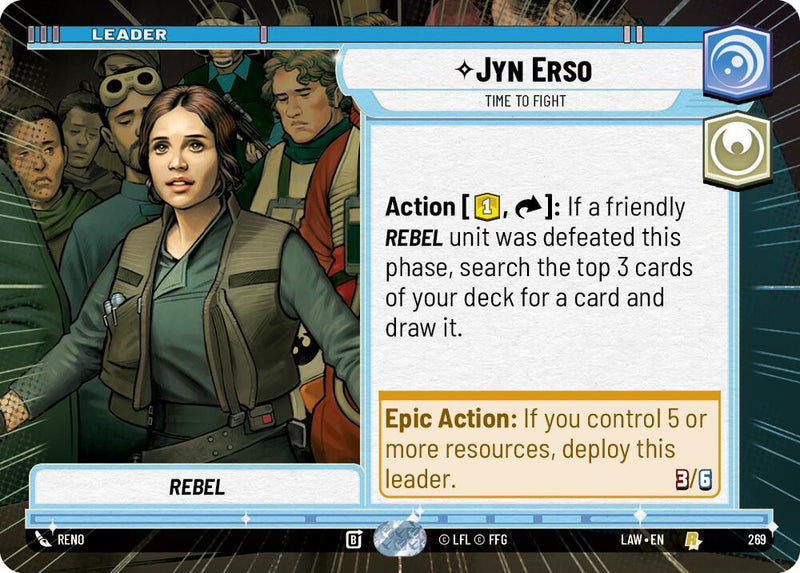 Jyn Erso - Time to Fight (Hyperspace) (269) (269) [A Lawless Time] - The Mythic Store | 24h Order Processing