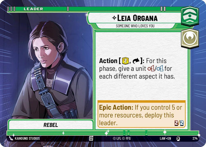 Leia Organa - Someone Who Loves You (Hyperspace) (274) (274) [A Lawless Time] - The Mythic Store | 24h Order Processing