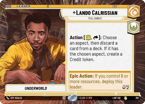 Lando Calrissian - Full Sabacc (Hyperspace) (282) (282) [A Lawless Time] - The Mythic Store | 24h Order Processing