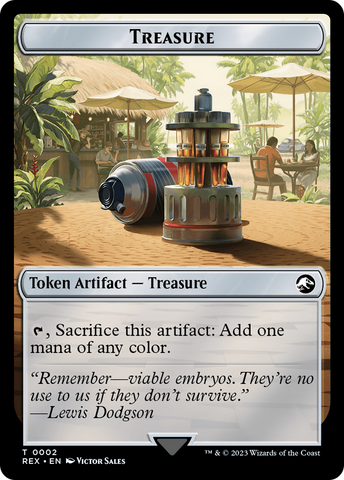 Treasure (0002) // Angel Double-Sided Token [Jurassic World Collection Tokens] - The Mythic Store | 24h Order Processing