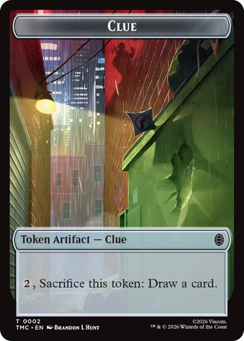 Clue // Rat Double-Sided Token [Teenage Mutant Ninja Turtles Commander Tokens] - The Mythic Store | 24h Order Processing