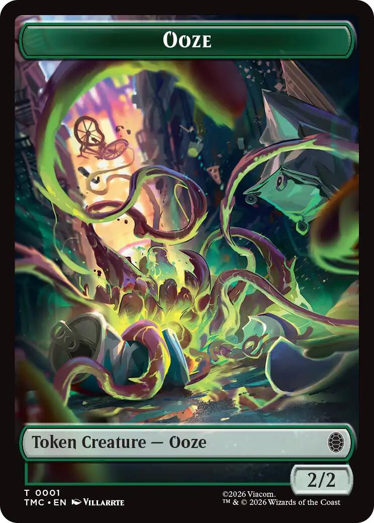 Ooze // Copy Double-Sided Token [Teenage Mutant Ninja Turtles Commander Tokens] - The Mythic Store | 24h Order Processing