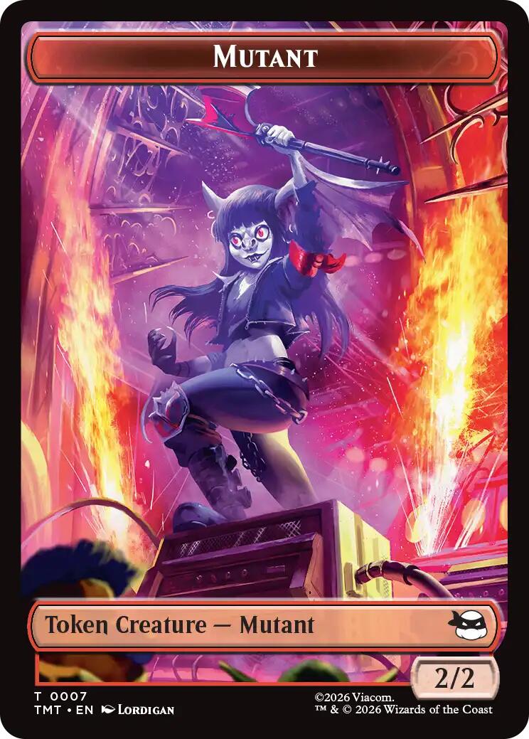 Mutant // Ninja Turtle Spirit Double-Sided Token [Teenage Mutant Ninja Turtles Tokens] - The Mythic Store | 24h Order Processing