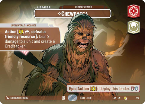 Chewbacca - Hero of Kessel (Showcase) (779) (779) [A Lawless Time] - The Mythic Store | 24h Order Processing