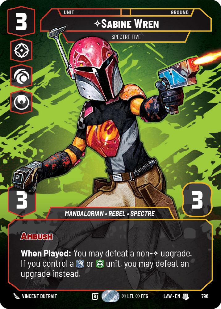 Sabine Wren - Spectre Five (Prestige) (796) (796) [A Lawless Time] - The Mythic Store | 24h Order Processing