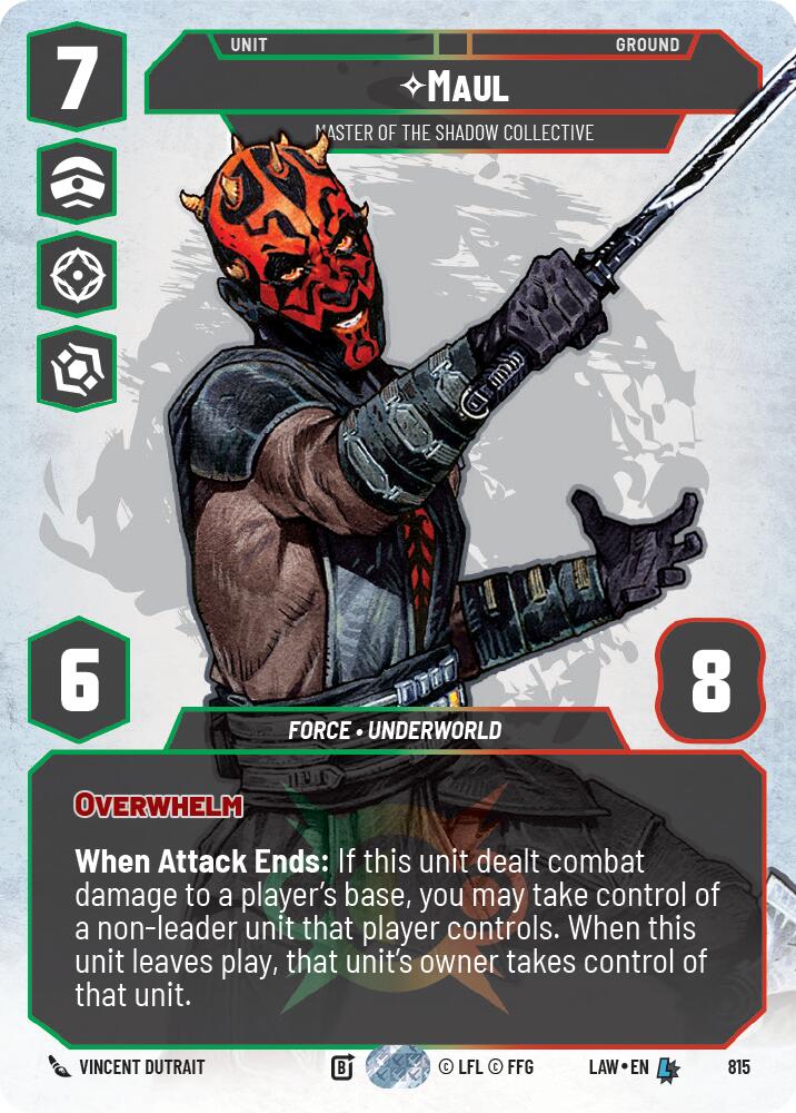Maul - Master of the Shadow Collective (Prestige) (815) (815) [A Lawless Time] - The Mythic Store | 24h Order Processing