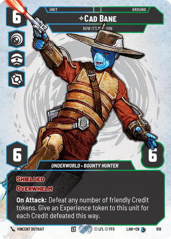 Cad Bane - Now It's My Turn (Prestige) (818) (818) [A Lawless Time] - The Mythic Store | 24h Order Processing