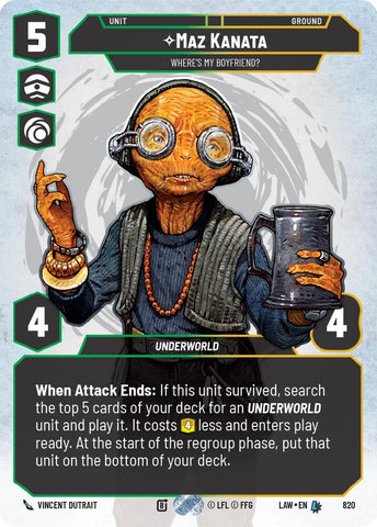 Maz Kanata - Where's My Boyfriend? (Prestige) (820) (820) [A Lawless Time] - The Mythic Store | 24h Order Processing