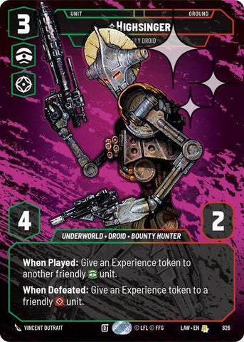 Highsinger - Deadly Droid (Prestige Foil) (826) (826) [A Lawless Time] - The Mythic Store | 24h Order Processing