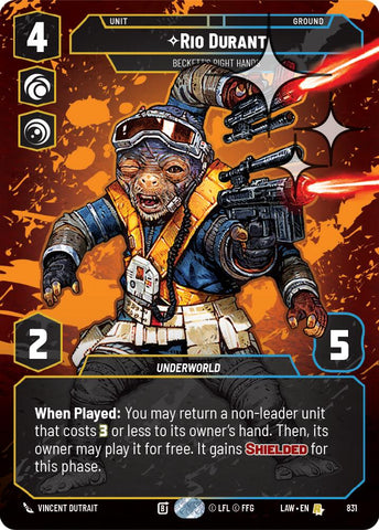 Rio Durant - Beckett's Right Hands (Prestige Foil) (831) (831) [A Lawless Time] - The Mythic Store | 24h Order Processing