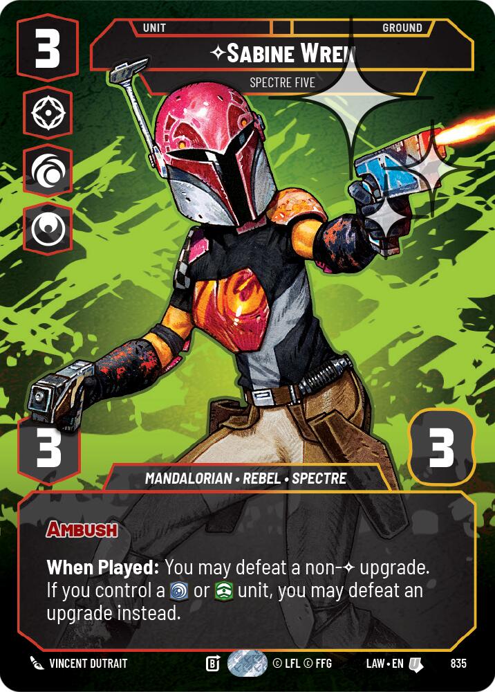 Sabine Wren - Spectre Five (Prestige Foil) (835) (835) [A Lawless Time] - The Mythic Store | 24h Order Processing