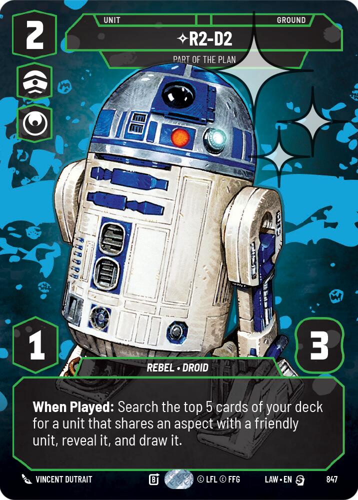 R2-D2 - Part of the Plan (Prestige Foil) (847) (847) [A Lawless Time] - The Mythic Store | 24h Order Processing