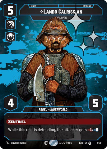 Lando Calrissian - Eyes Open (Prestige Foil) (848) (848) [A Lawless Time] - The Mythic Store | 24h Order Processing