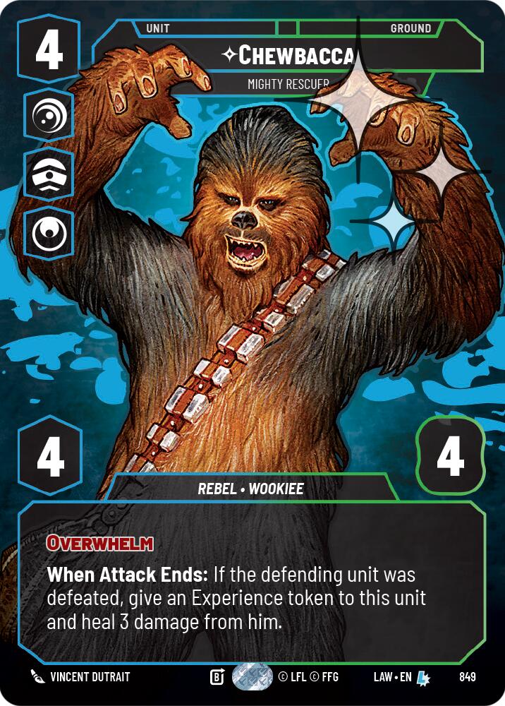 Chewbacca - Mighty Rescuer (Prestige Foil) (849) (849) [A Lawless Time] - The Mythic Store | 24h Order Processing