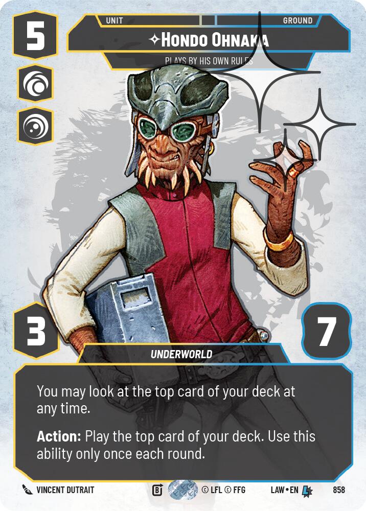 Hondo Ohnaka - Plays By His Own Rules (Prestige Foil) (858) (858) [A Lawless Time] - The Mythic Store | 24h Order Processing