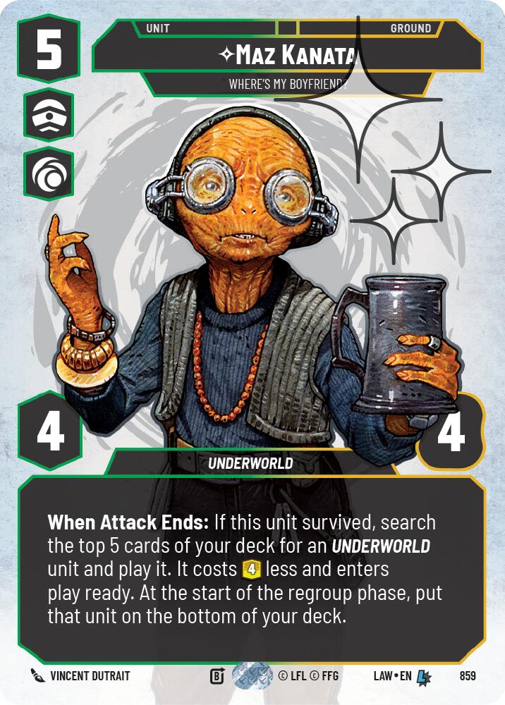 Maz Kanata - Where's My Boyfriend? (Prestige Foil) (859) (859) [A Lawless Time] - The Mythic Store | 24h Order Processing