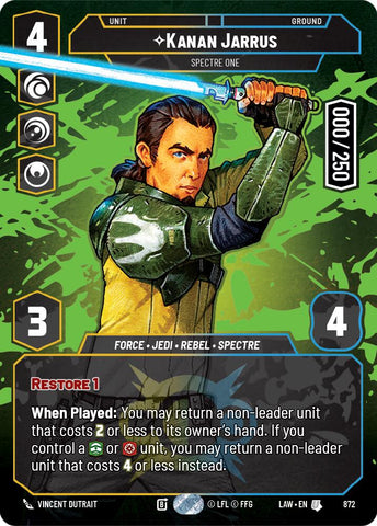 Kanan Jarrus - Spectre One (Serialized) (872) (872) [A Lawless Time] - The Mythic Store | 24h Order Processing