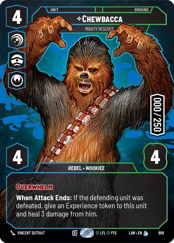 Chewbacca - Mighty Rescuer (Serialized) (888) (888) [A Lawless Time] - The Mythic Store | 24h Order Processing