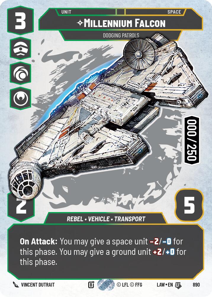Millennium Falcon - Dodgingg Patrols (Serialized) (890) (890) [A Lawless Time] - The Mythic Store | 24h Order Processing
