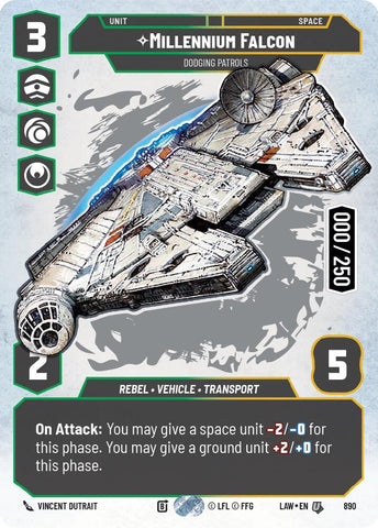 Millennium Falcon - Dodgingg Patrols (Serialized) (890) (890) [A Lawless Time] - The Mythic Store | 24h Order Processing