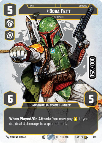 Boba Fett - For a Price (Serialized) (891) (891) [A Lawless Time] - The Mythic Store | 24h Order Processing