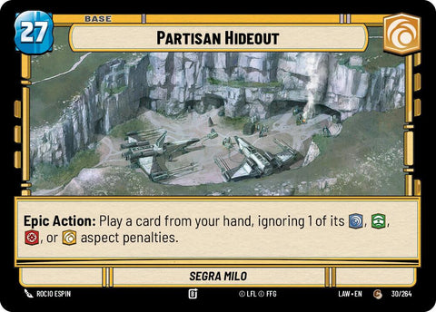 Partisan Hideout // Credit (30 // T01) (30 // T01) [A Lawless Time] - The Mythic Store | 24h Order Processing