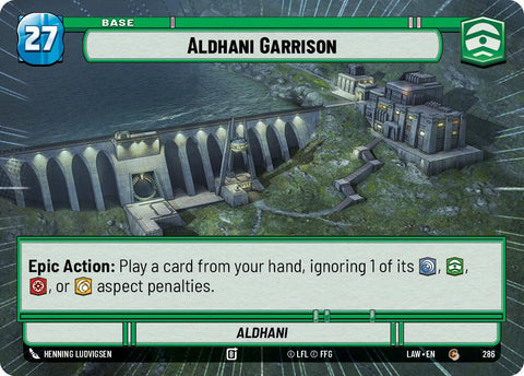 Aldhani Garrison // Shield (286 // t06) (Hyperspace) (286 // T06) [A Lawless Time] - The Mythic Store | 24h Order Processing