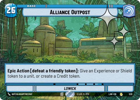 Alliance Outpost (529) (Hyperspace Foil) (529) [A Lawless Time] - The Mythic Store | 24h Order Processing