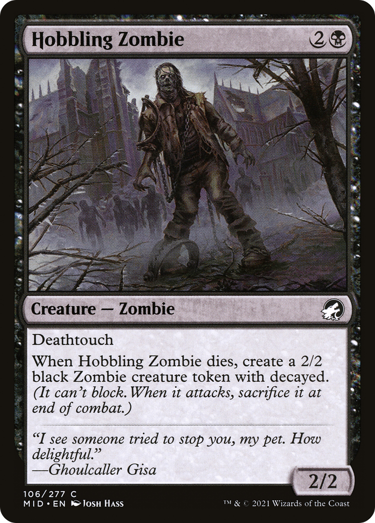 Hobbling Zombie [Innistrad: Midnight Hunt] - The Mythic Store | 24h Order Processing