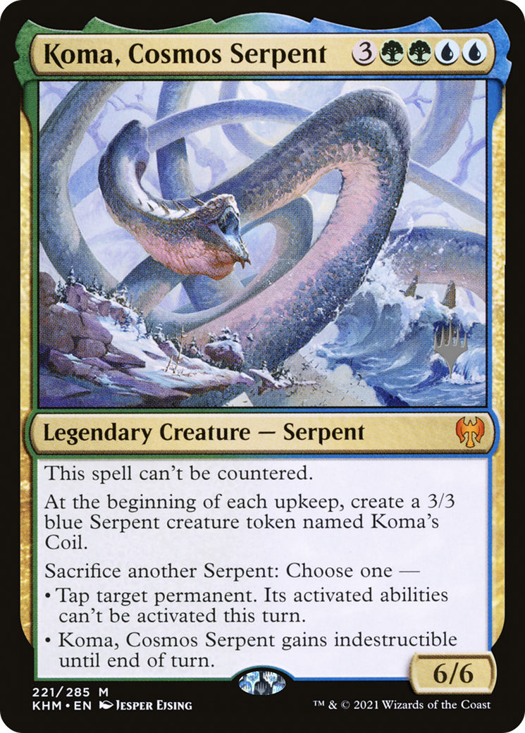 Koma, Cosmos Serpent (Promo Pack) [Kaldheim Promos] - The Mythic Store | 24h Order Processing