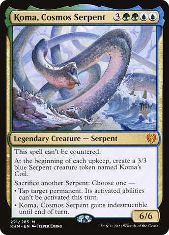 Koma, Cosmos Serpent (Promo Pack) [Kaldheim Promos] - The Mythic Store | 24h Order Processing