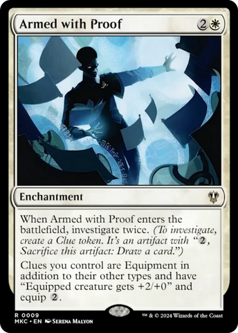 Armed with Proof [Murders at Karlov Manor Commander] - The Mythic Store | 24h Order Processing