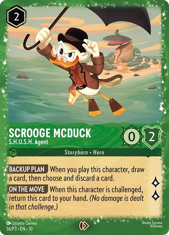 Scrooge McDuck - S.H.U.S.H. Agent (36) [Promo Cards] - The Mythic Store | 24h Order Processing
